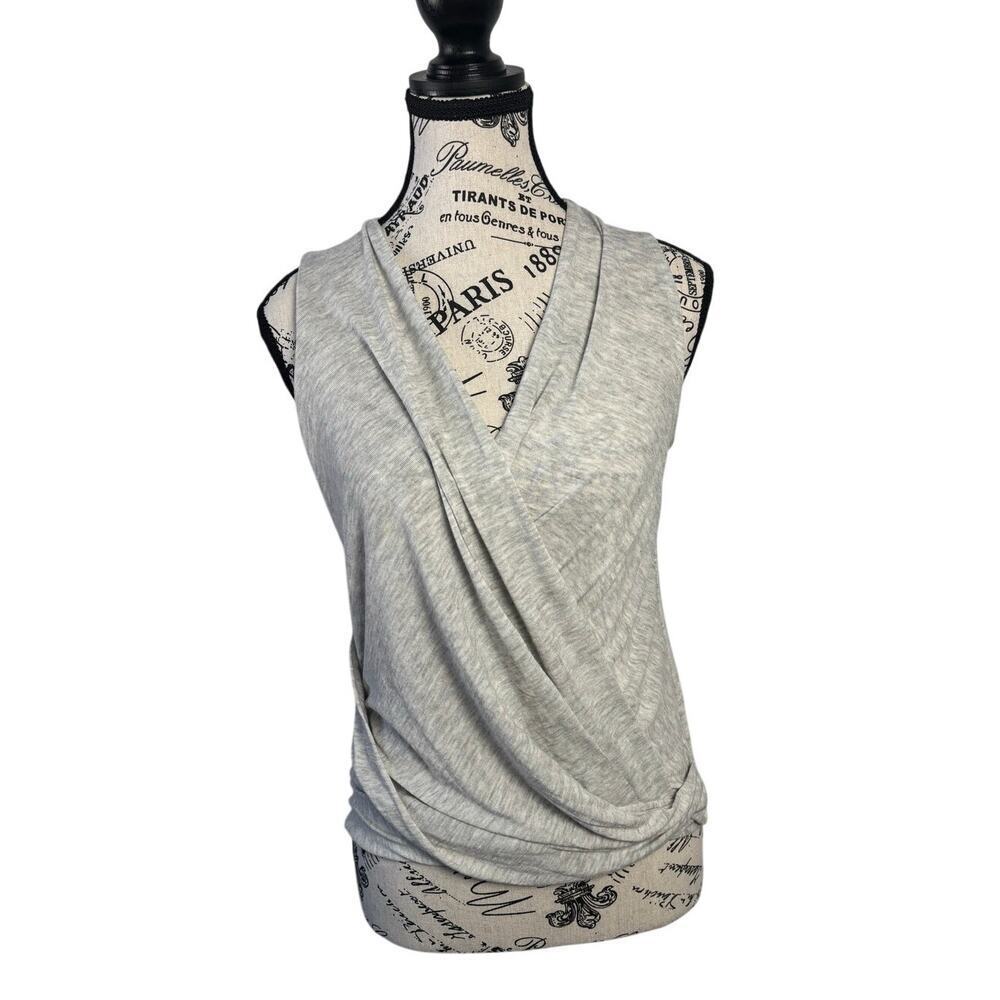 Express V-Neck Surplice Tank Top